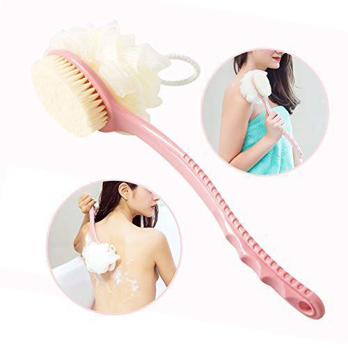 2in1 long handled bath brush