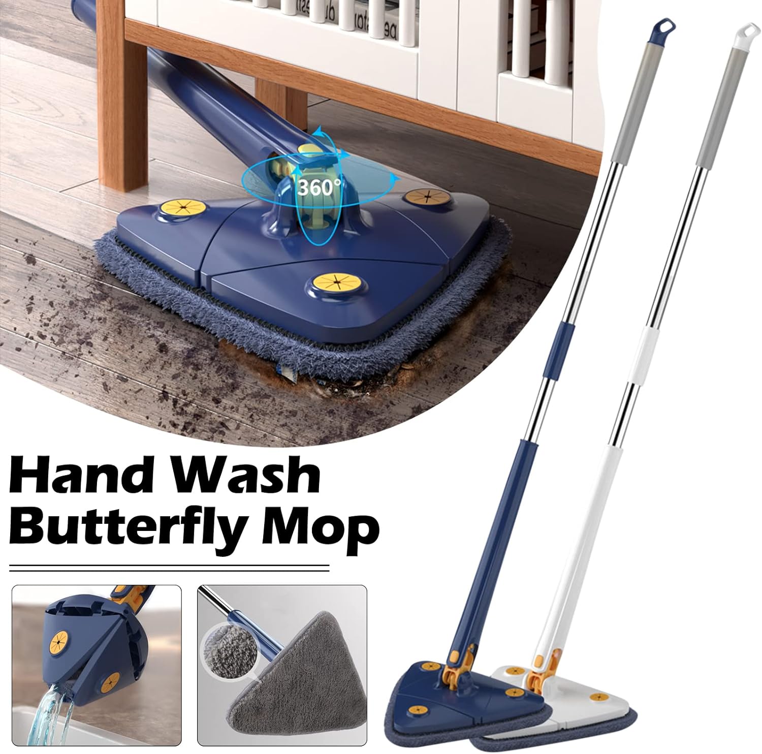 360° Rotating Self Squeez Mop