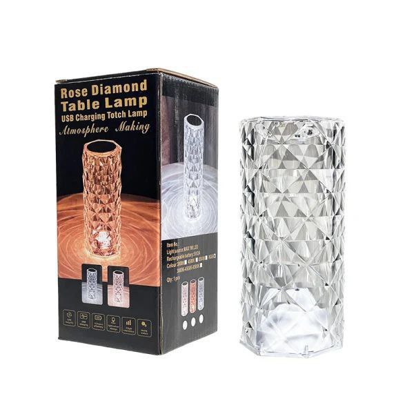 LED Crystal Diamond Table Lamp